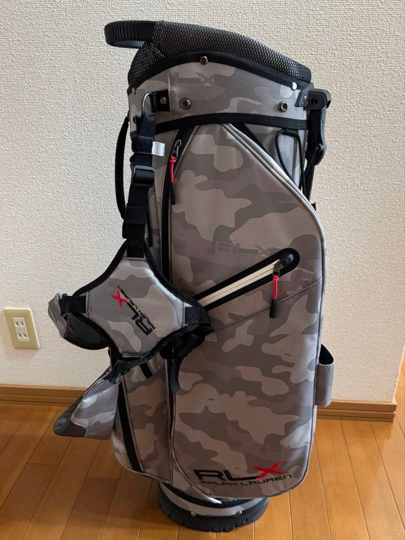 【美品】POLO GOLF RLX CAMO2.0 スタンドキャディバッグ