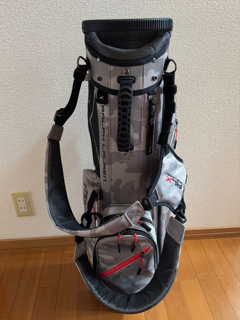 【美品】POLO GOLF RLX CAMO2.0 スタンドキャディバッグ
