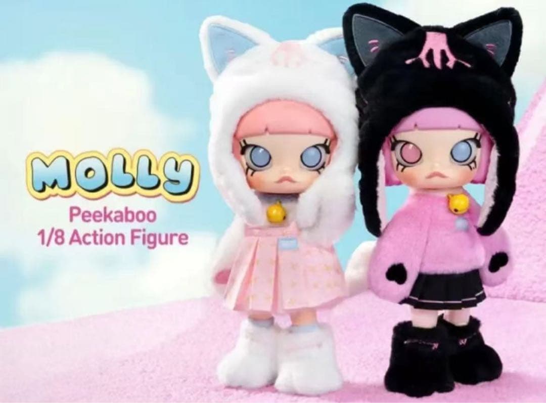 Molly Peekaboo 1/8 アクションフィギュア 白猫