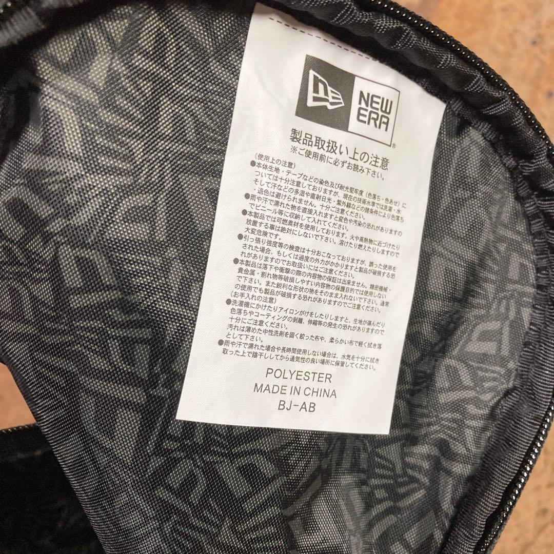 寶BU-1105 美品 ニューエラ スタンド式 キャディバッグ ブラック迷彩