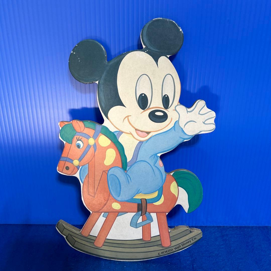 【レトロ】Disney壁掛け　ベビーミッキー・ミニー・ドナルド