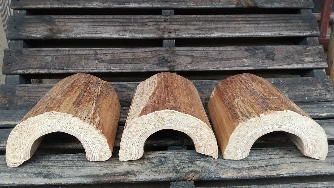 YUME 天然杉 トンネル 丸太 ロング