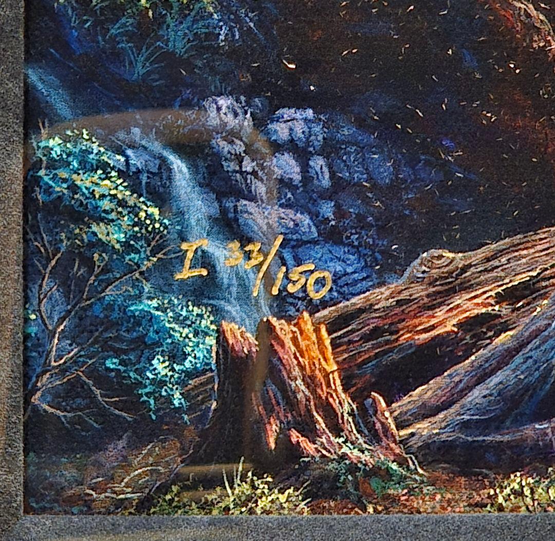 クリスチャンラッセン 版画　ベコニングライト　S　【美品】