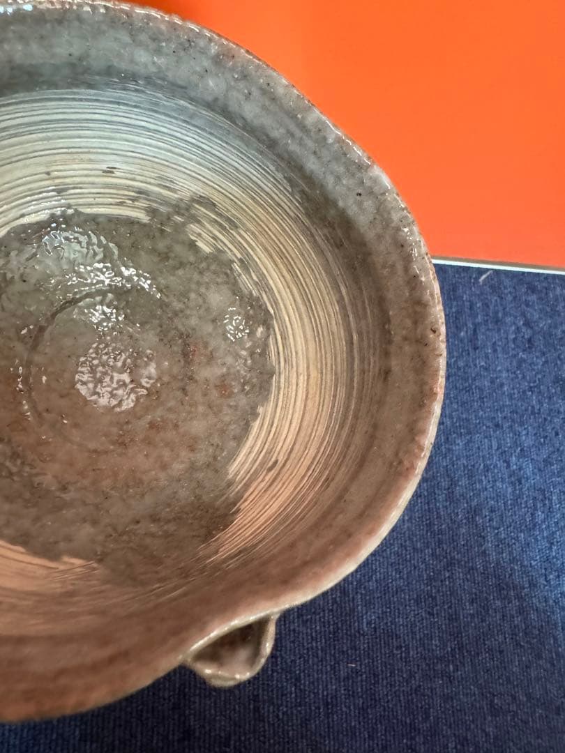 1873  茶道具 浅見与し三作　蟹　茶碗　未使用