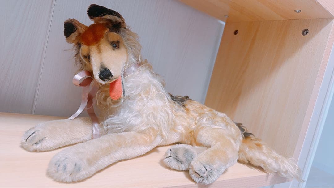 【激レア】シュタイフ 犬 ぬいぐるみ ビンテージ