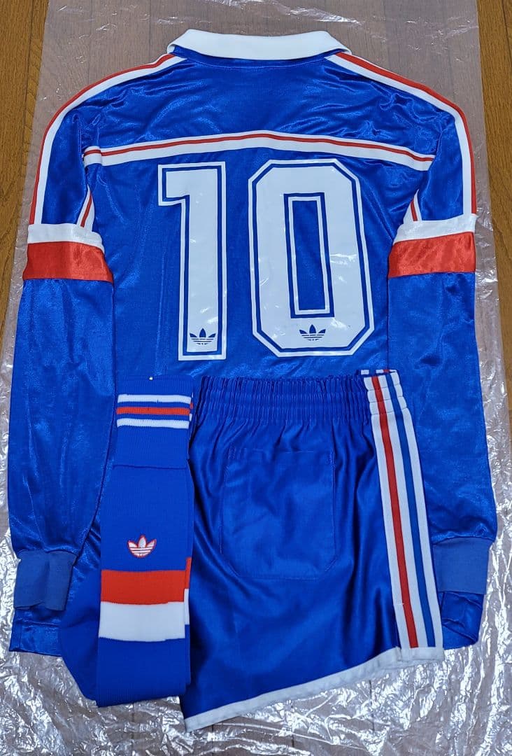 高校サッカー 清水商業 adidas サッカーユニフォームセット 10番