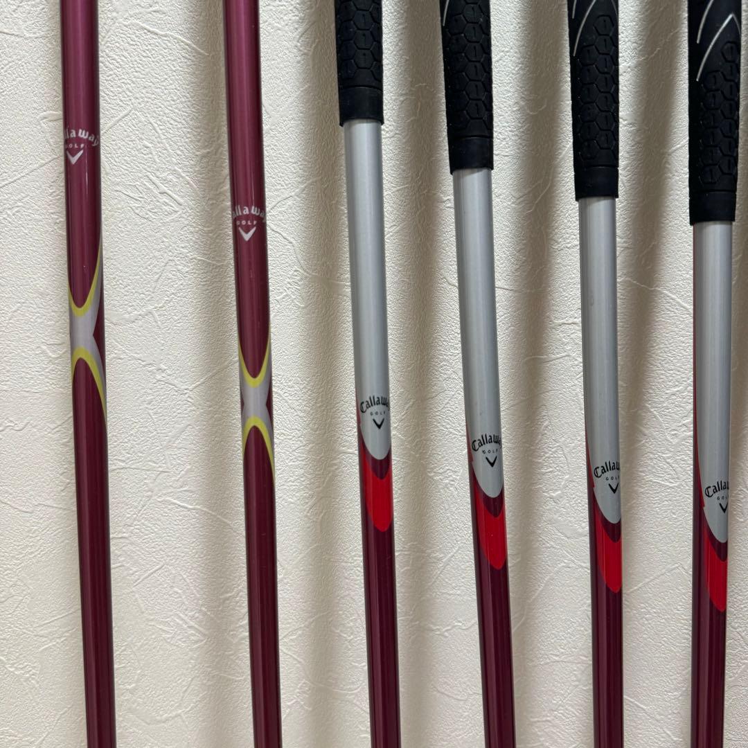 ❤️キャロウェイ本格セット⭐️飛ぶシャフトの名器Xシリーズレディース最強セット
