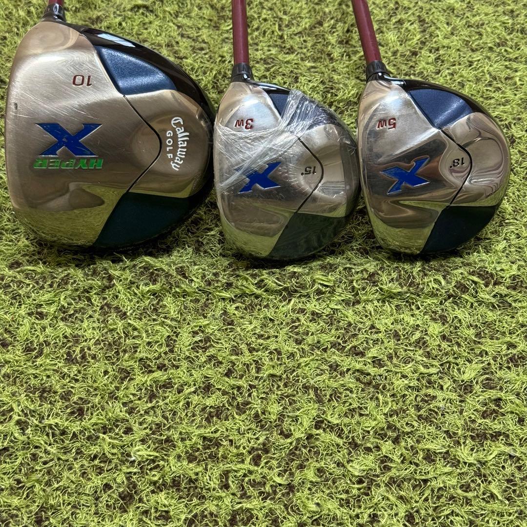 ❤️キャロウェイ本格セット⭐️飛ぶシャフトの名器Xシリーズレディース最強セット