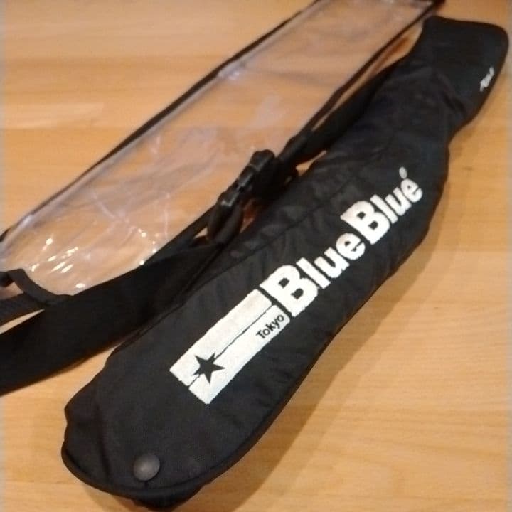 Blue Blue ライフジャケット 黒 透明カバー付き