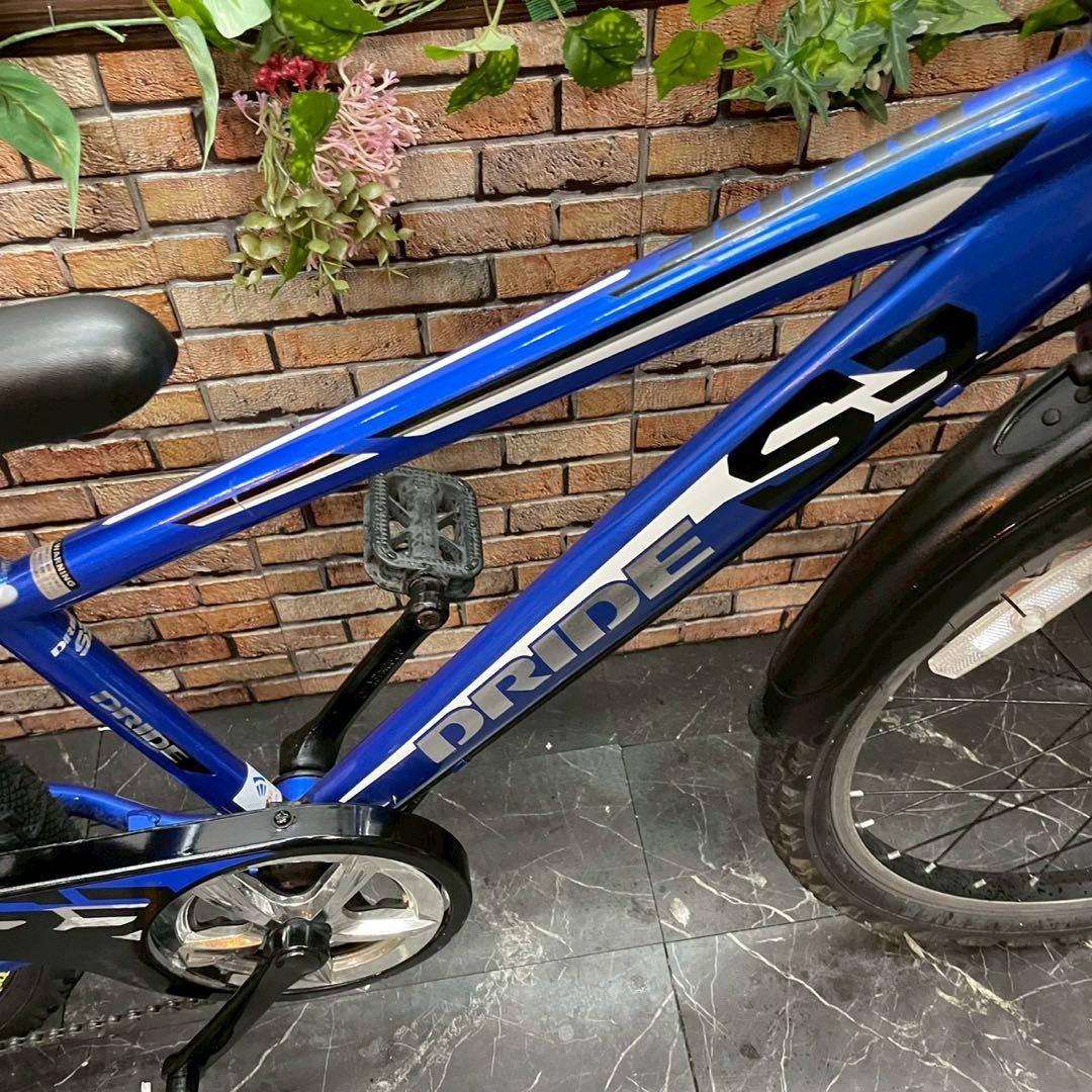 【99】子供用自転車 子供車 DRIDE ブルー 22インチ 変速付き