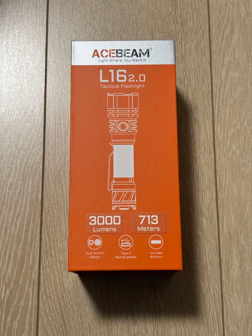 新品 Acebeam L16 2.0 Sft42r 2026モデル デザートタン