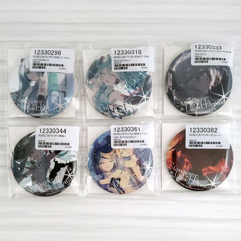 初音ミク Rella 個展 缶バッジ全種 フルコンプ セット