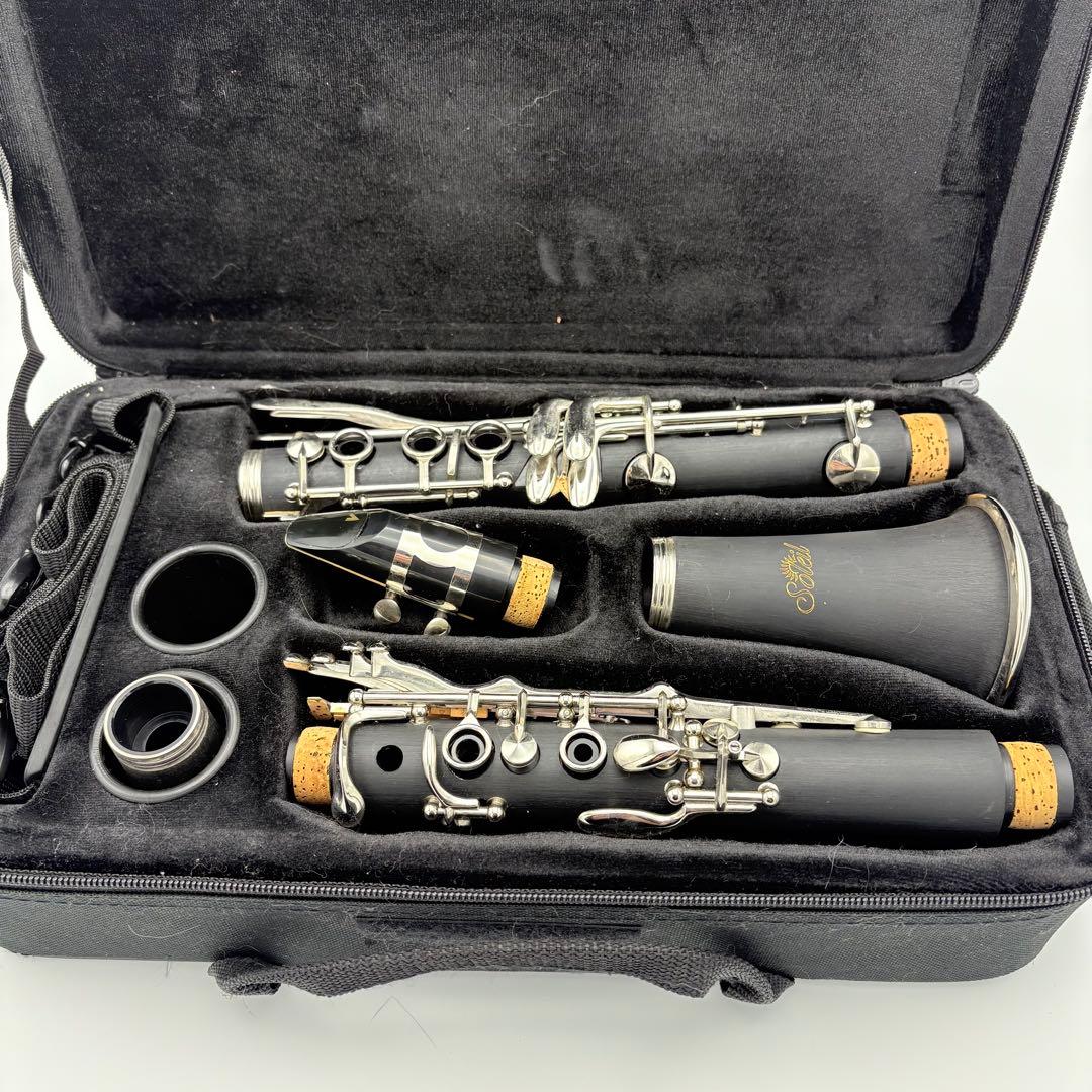 美品 Soleil クラリネット 本体 管楽器 ソレイユ 木製 ケース付き