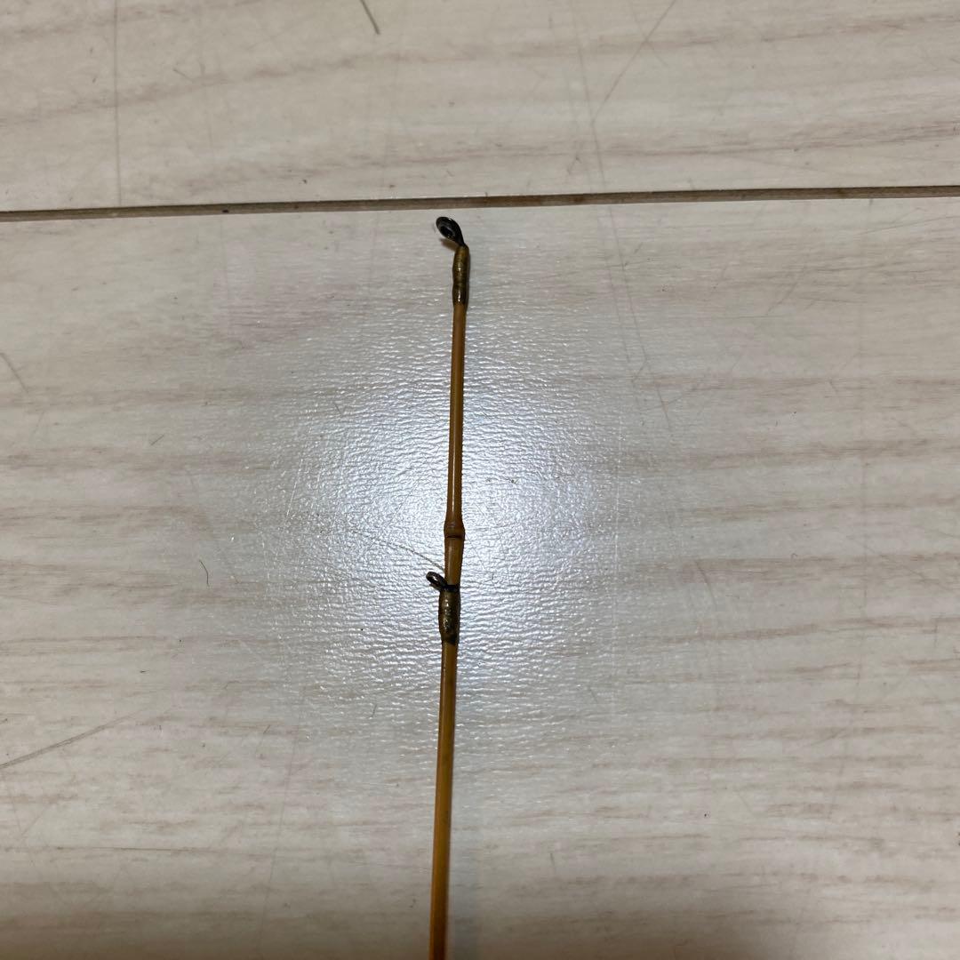 吉治作 穂先まで竹製分割式釣り竿　ハゼ用 替え穂付き　小物釣りの時など