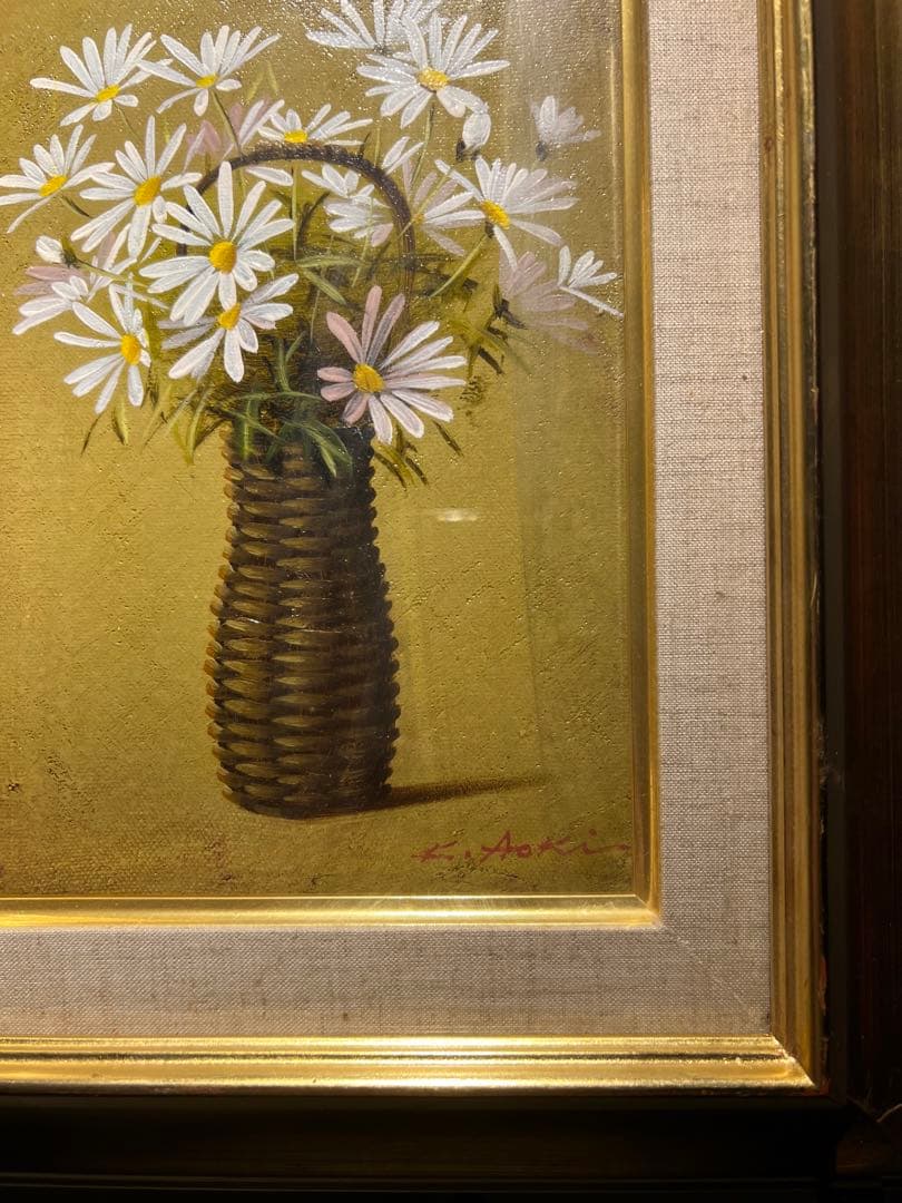 写実画【Margaret】油彩画　直筆サインあり