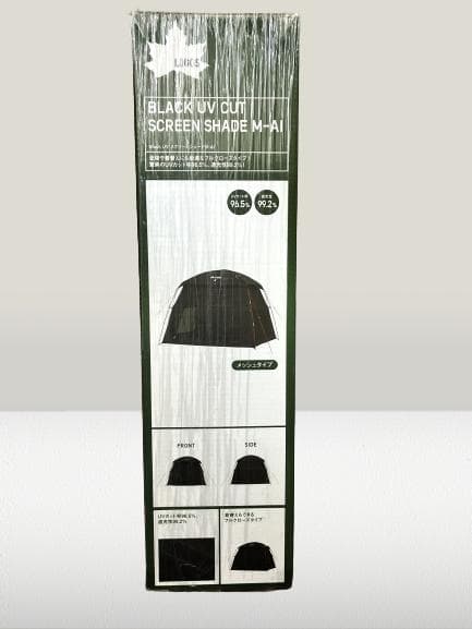 新品 未開封 LOGOS ロゴス Black UV スクリーンシェード M-AI
