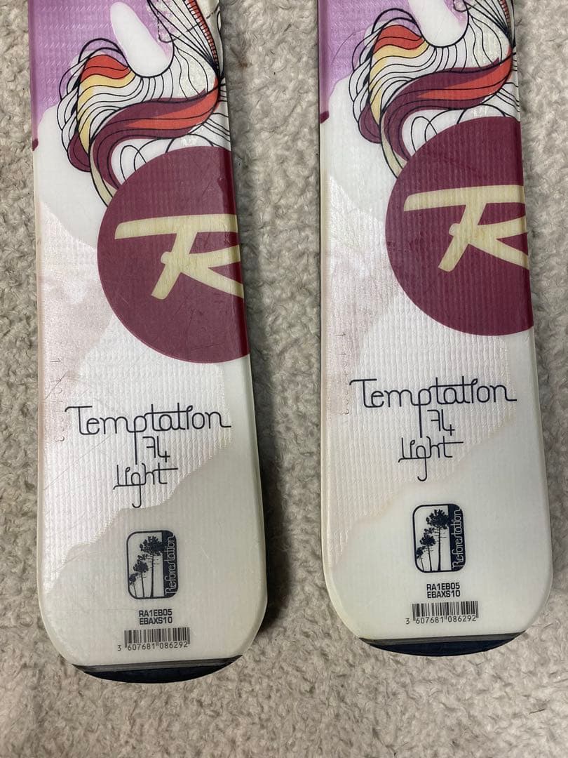 ROSSIGNOL Temptation light スキー板 156cm中古