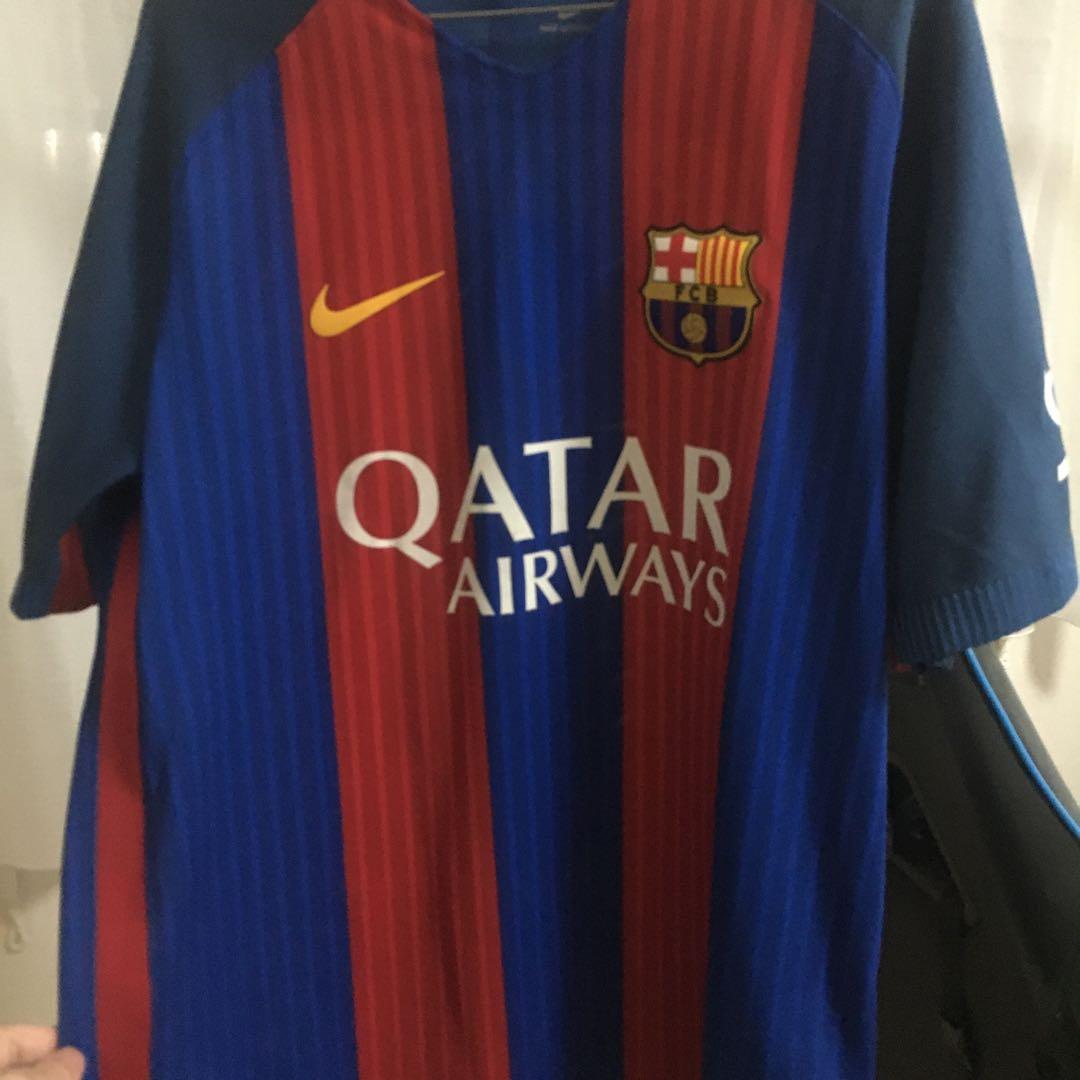 伝説‼️16-17 バルセロナ　メッシ　オーセンティック