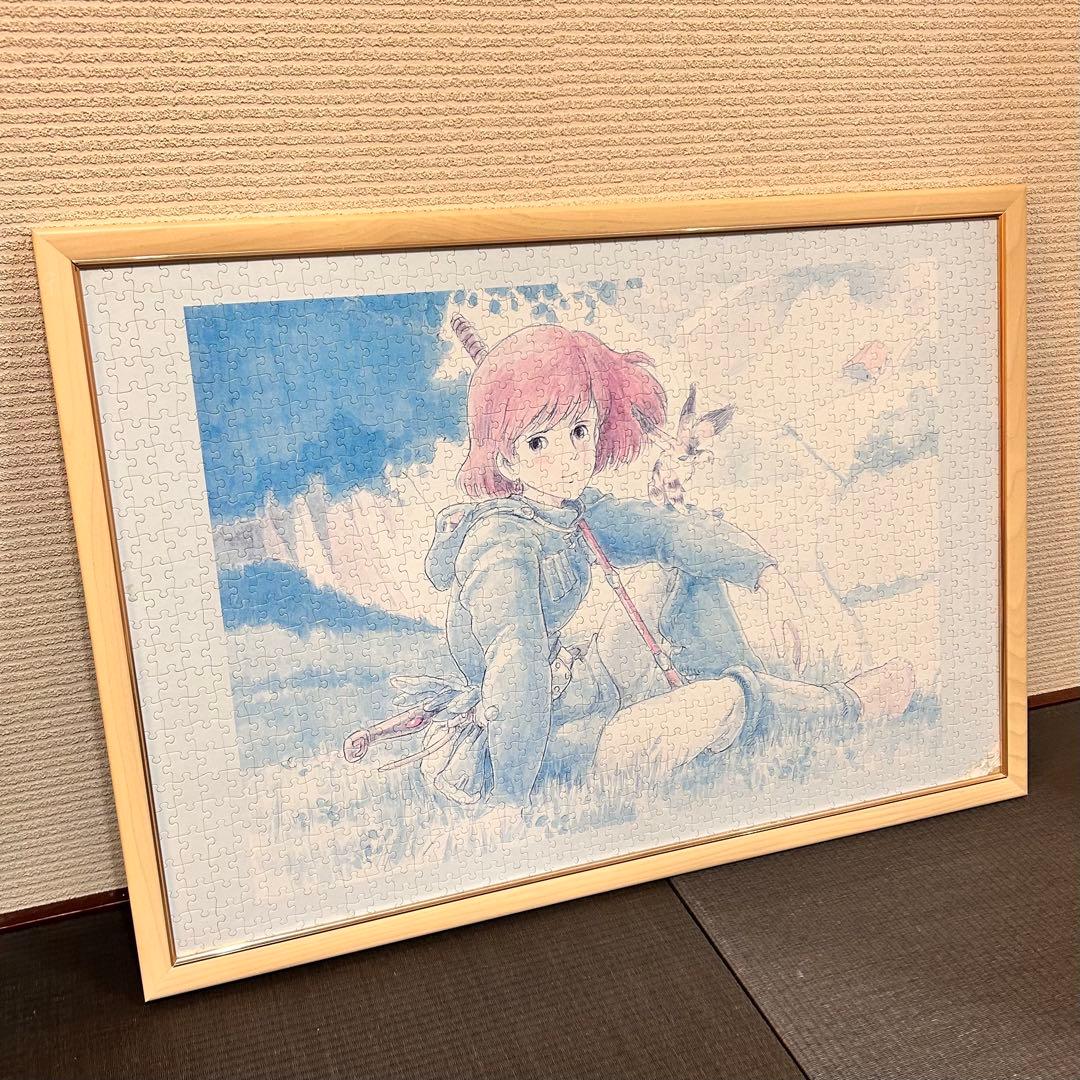 【完成品】風の谷のナウシカ/ナウシカの休日 1000p パズル フレーム付