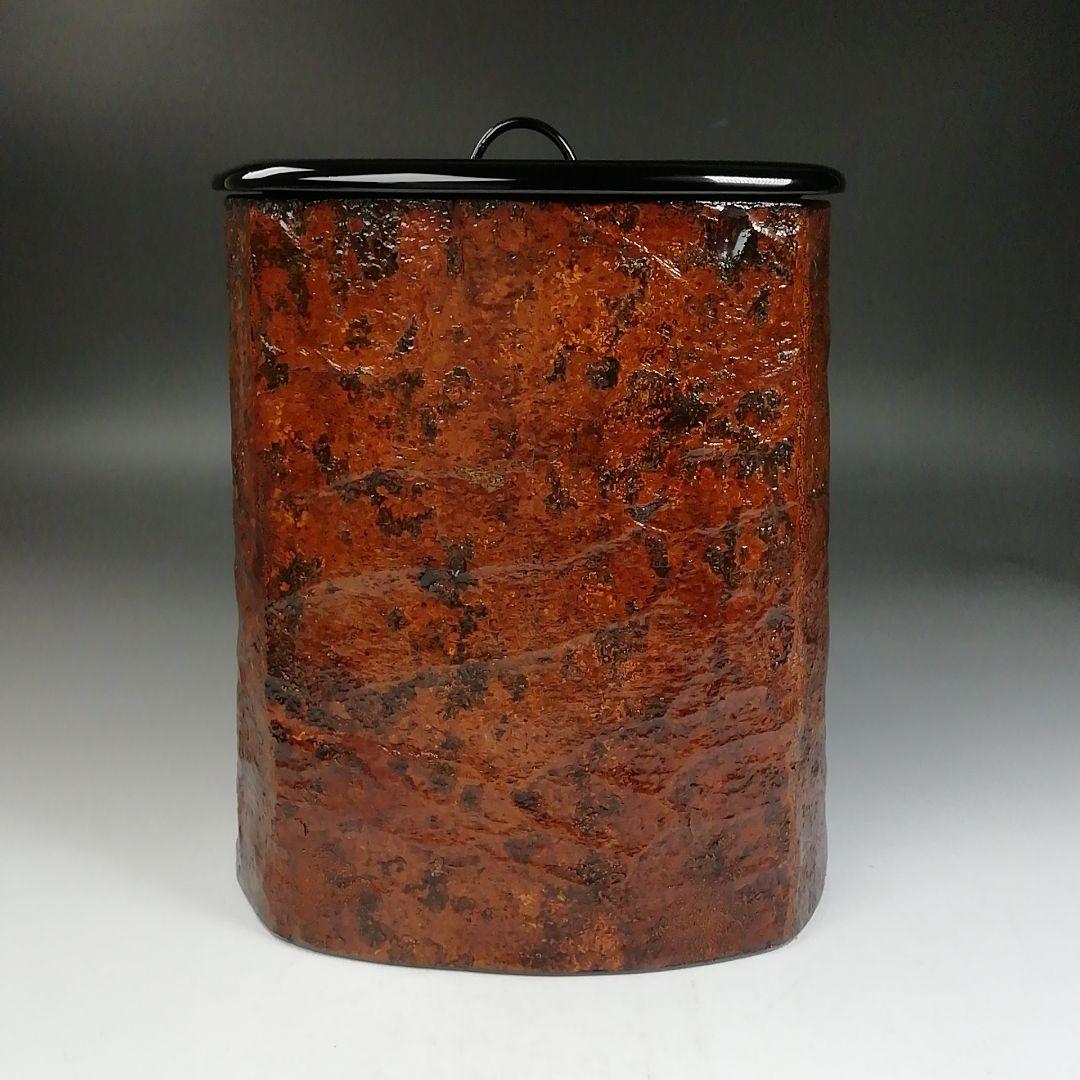 Ｗ１９２　水指　『輪島塗　水指』　共箱　茶道具