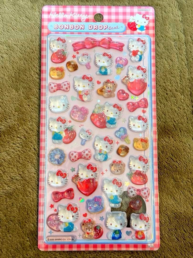 【クーリア正規品】ボンボンドロップシール サンリオ第２弾　8種セット