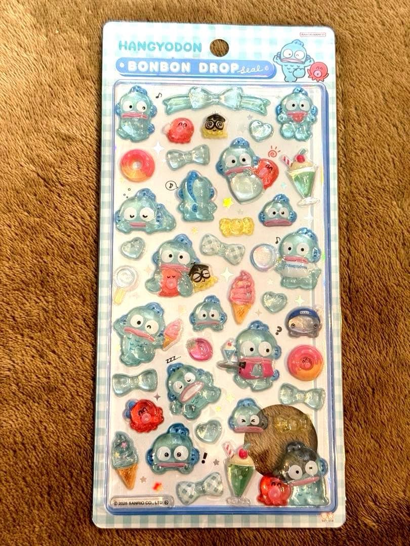 【クーリア正規品】ボンボンドロップシール サンリオ第２弾　8種セット