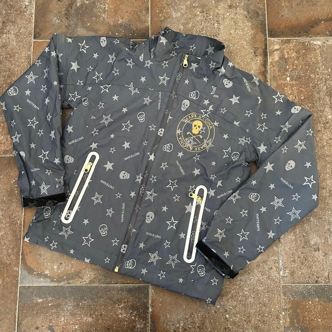 MARK&LONA レインウェア　セットアップジャケット パンツ 4way 総柄