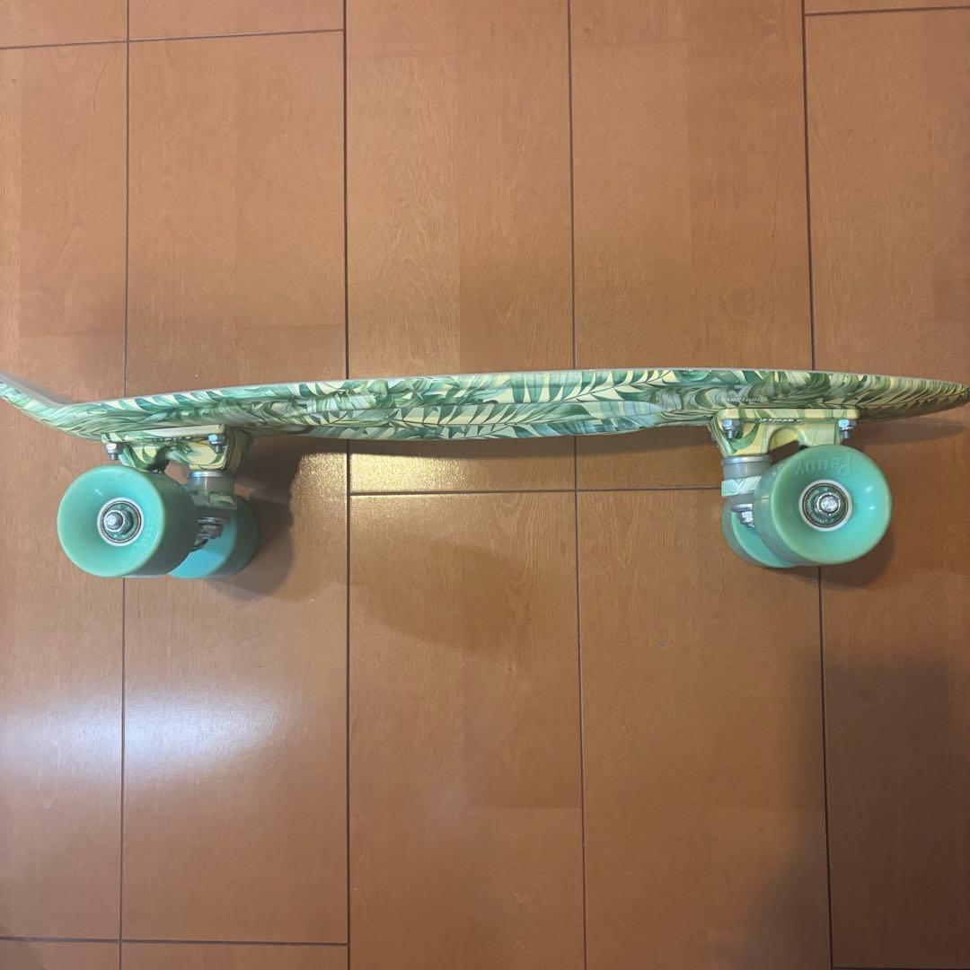 ペニー Penny Glow スケートボード 葉っぱ柄 スケボー 22インチ 緑