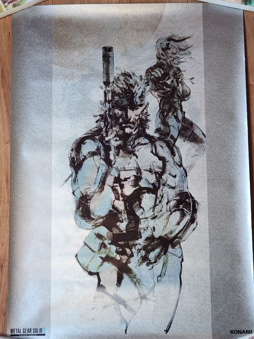 激レア　メタルギア　L GEAR SOLID ポスター2枚セット　販促品