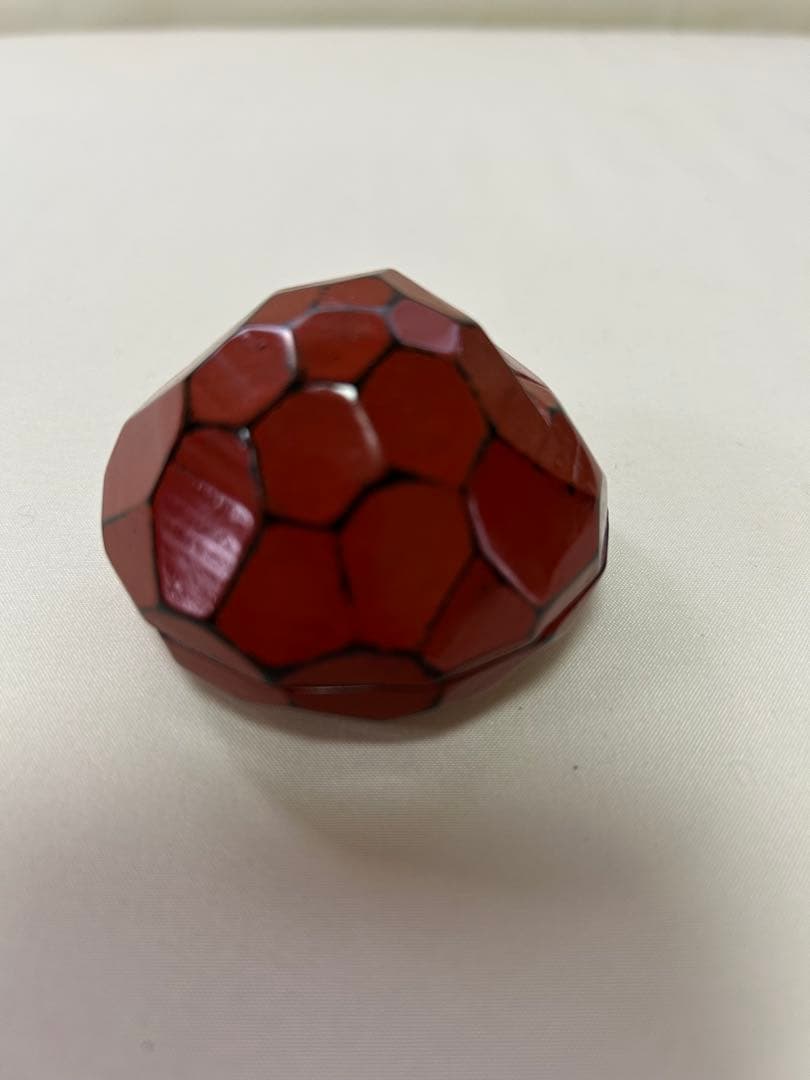 茶道具 讃岐一刀彫宗家 山中象堂 達磨 だるま 置物 香合 漆 手造り