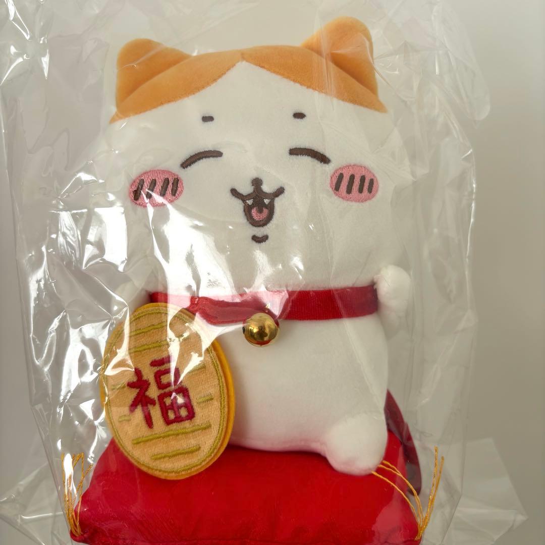 ちいかわ 招福 ハチワレ 招き猫 まねきねこ ぬいぐるみ マスコット
