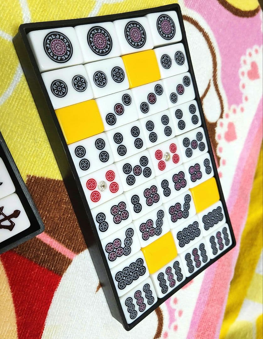 特大 麻雀牌一式 マージャンパイ 麻雀一式 Ｌサイズ まーじゃんぱい Lサイズ