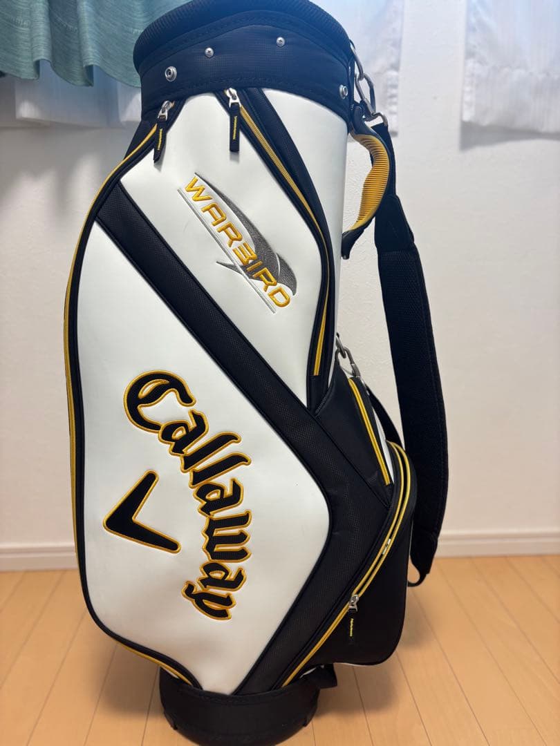 Callaway WARHEAD キャディバッグ ホワイト/ブラック/イエロー