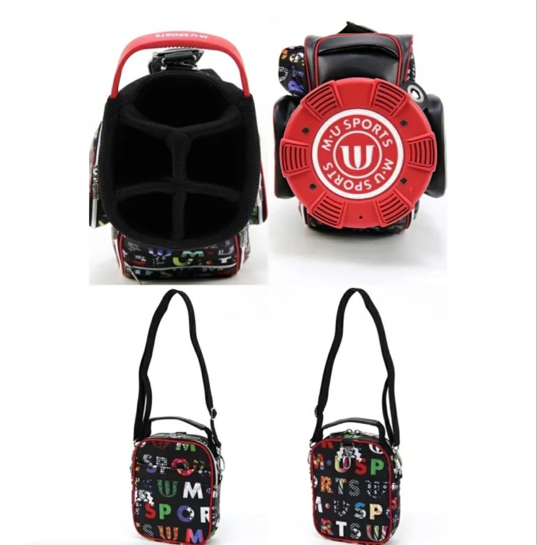 MU SPORTS MUユースポーツキャディーバック　8.5型　ロゴ柄
