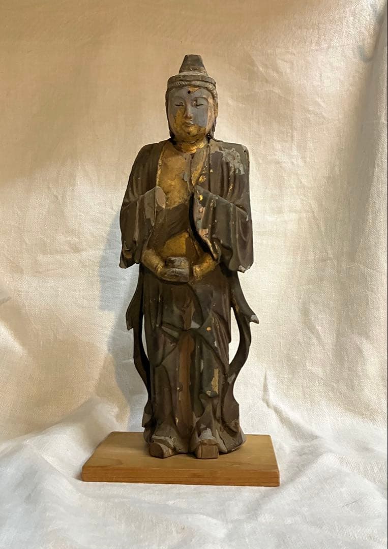 アンティーク　骨董　木彫　仏像　千手観音菩薩？　古美術
