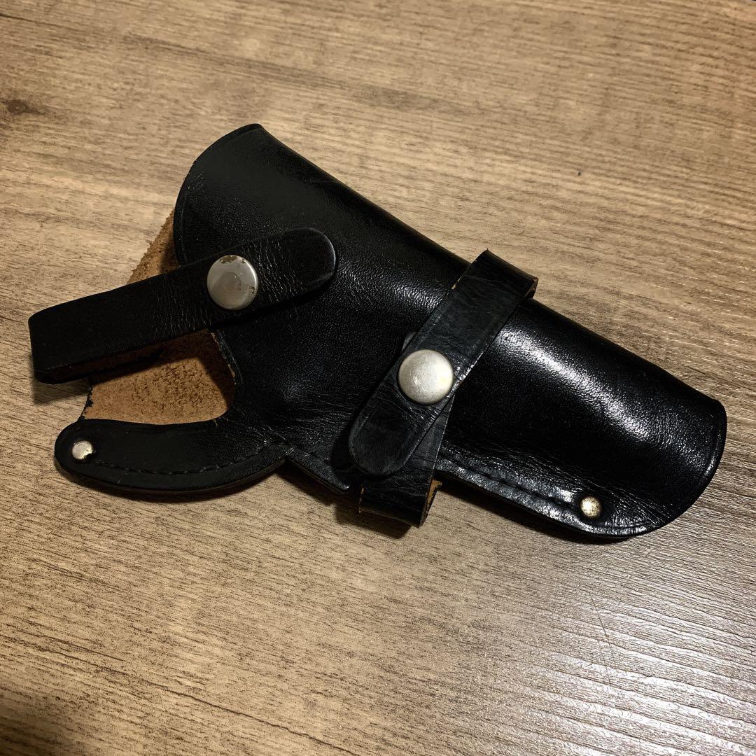 1980年代　国際産業　コクサイ　本革　ハンドガン用　レザーホルスター