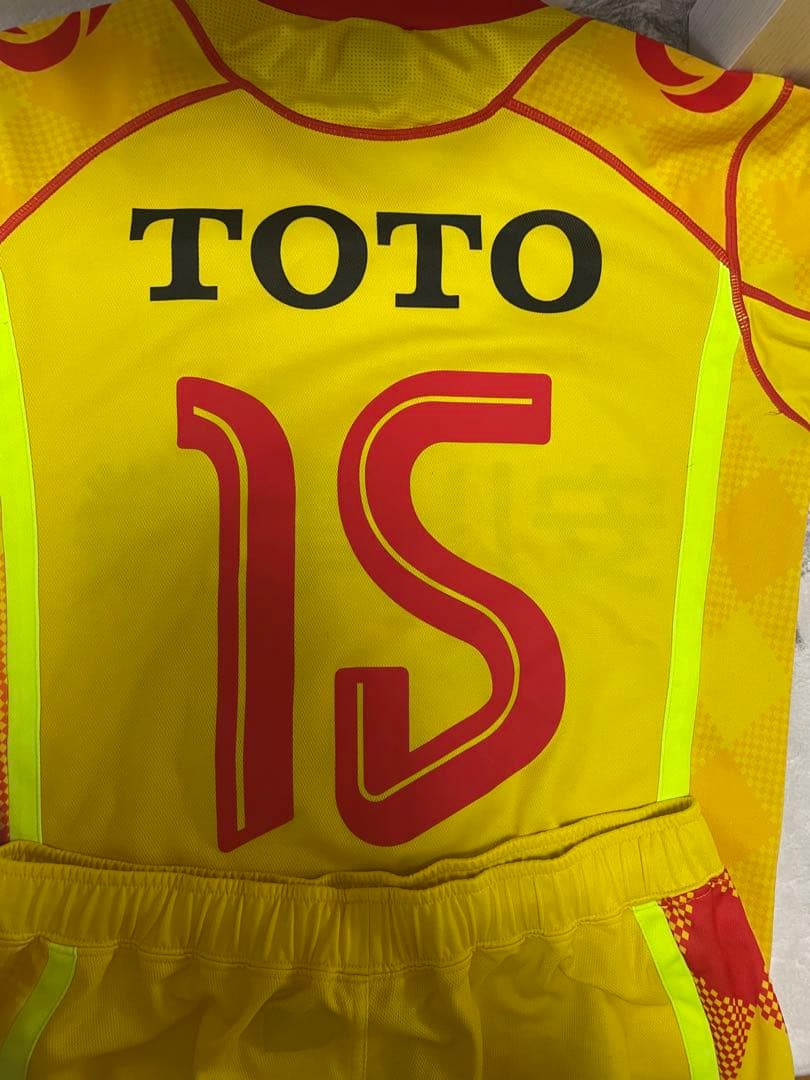 サッカー ギラヴァンツ北九州 2018 ホームユニ　上下　 野口航選手　着用済