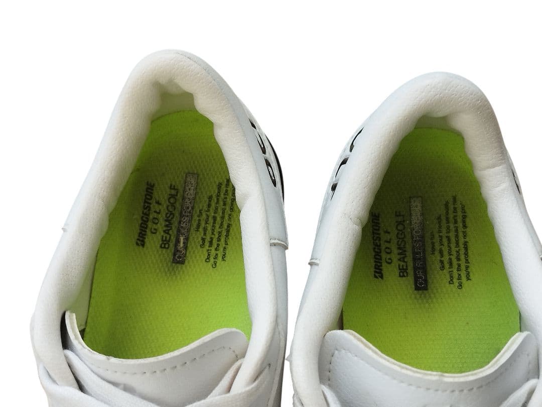 ビームス×ブリヂストン コラボ ゴルフ シューズ26cm ホワイト