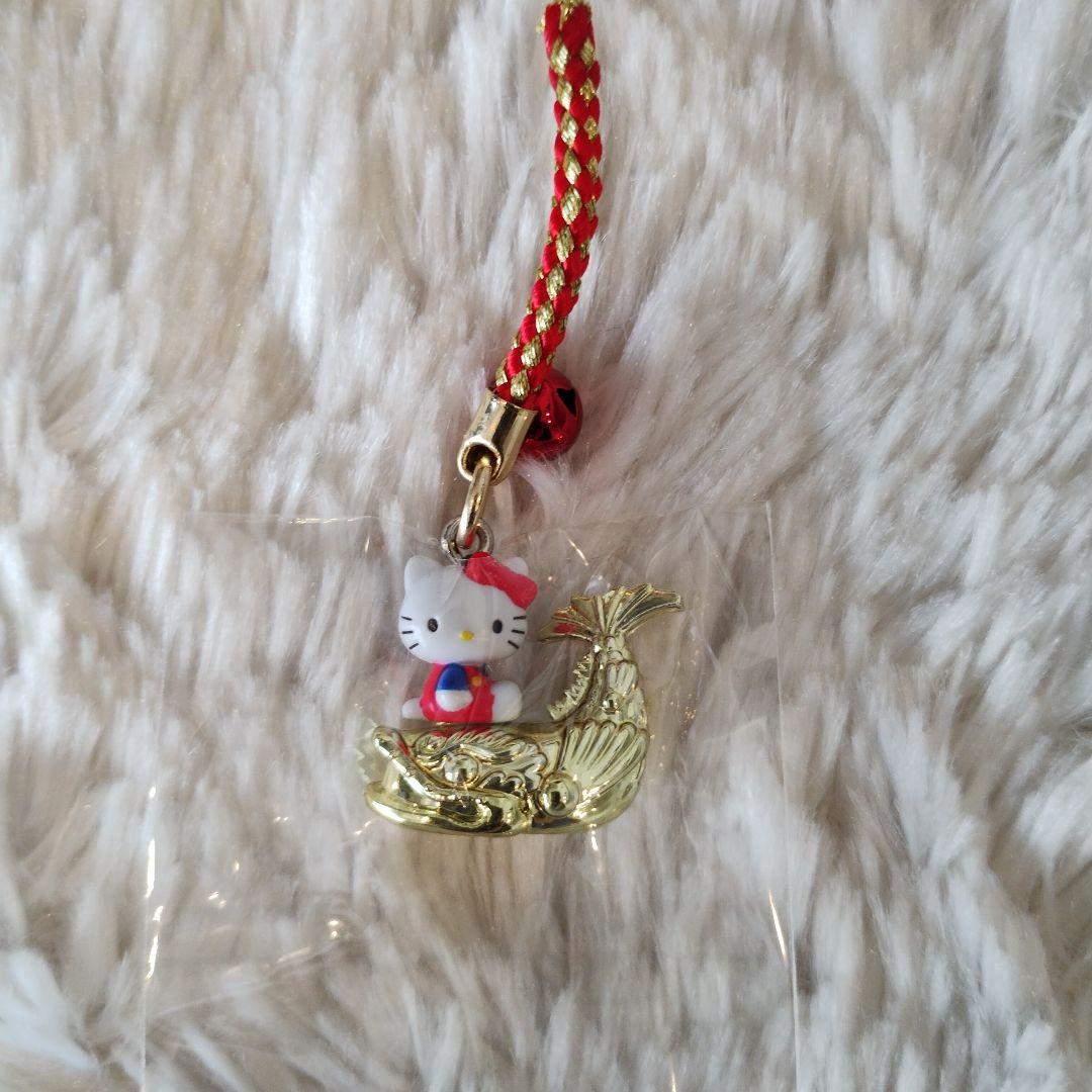 ご当地キティ 名古屋限定 金のしゃちほこ 根付けストラップ 希少 レア