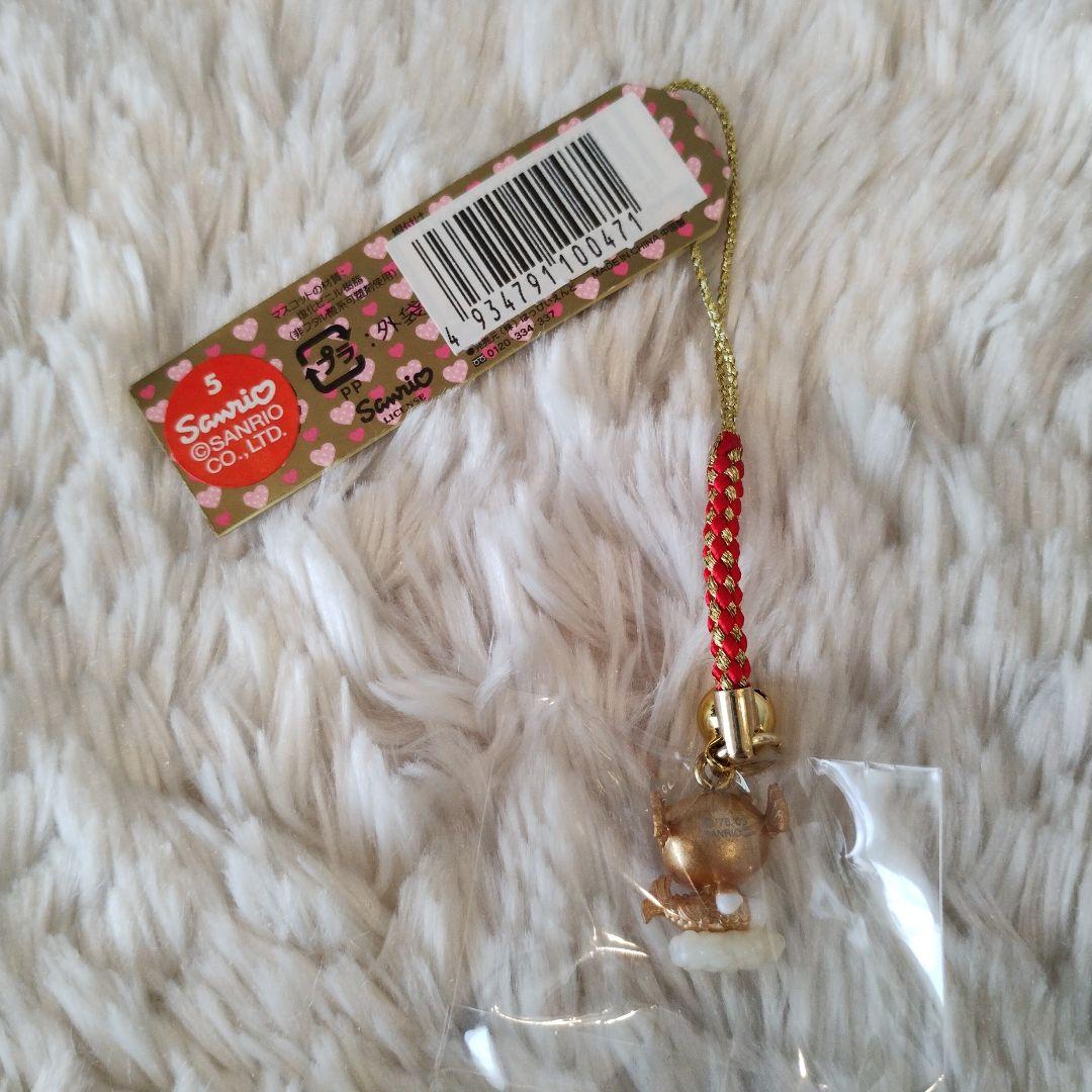 ご当地キティ 名古屋限定 金のしゃちほこ 根付けストラップ 希少 レア