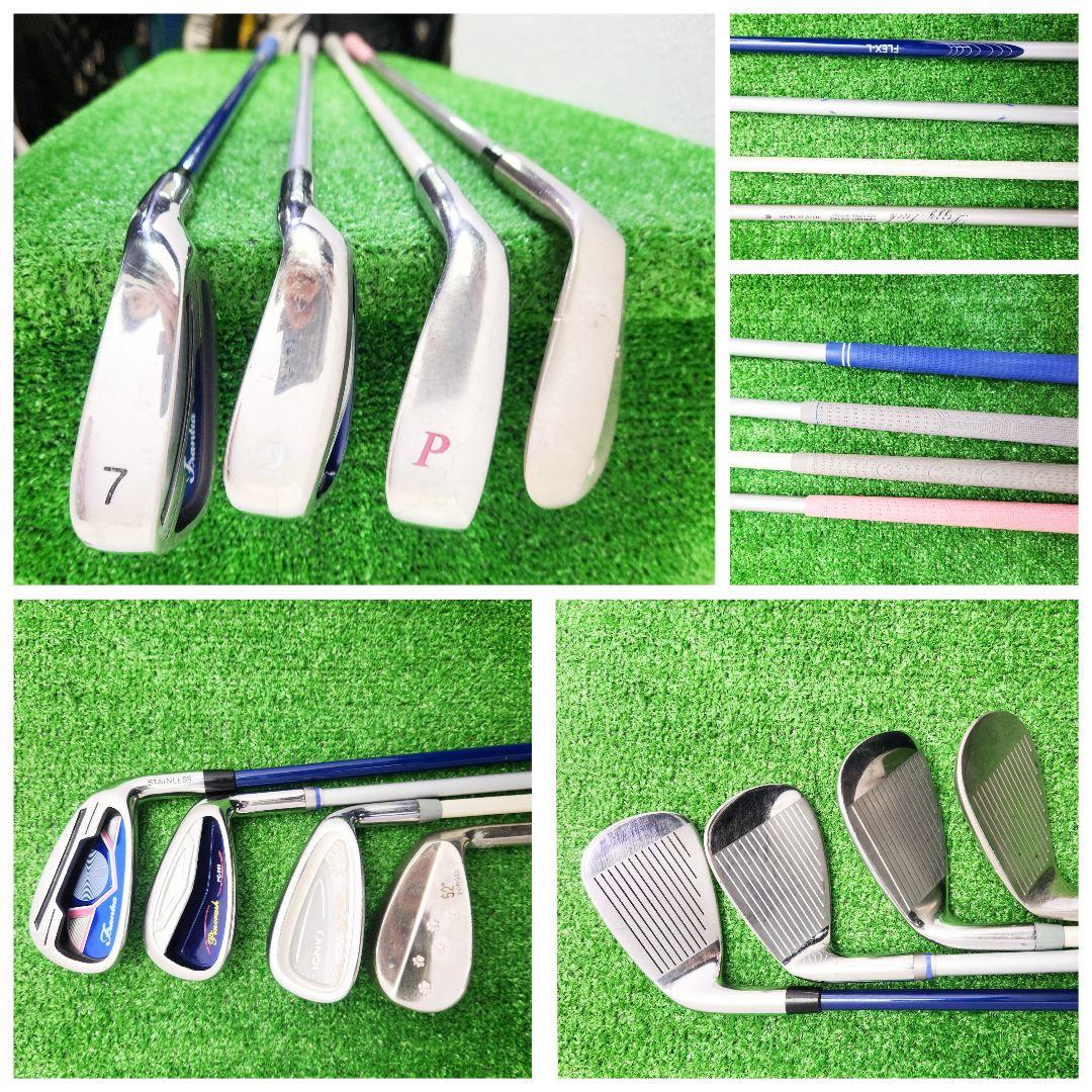 (246)レディースクラブ8本セットかわいいクラブでばっちり