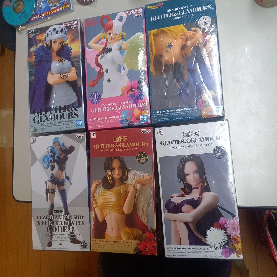 GLITTER&GLAMOURS ワンピース、ドラゴンボール　6体セット