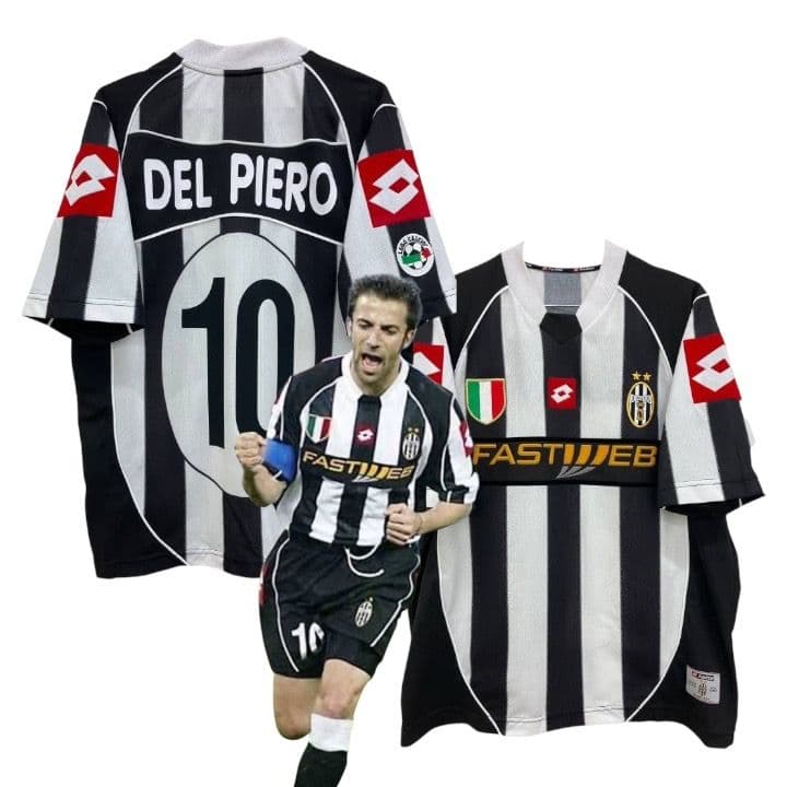 02-03 ユベントス　デルピエロ　lottoオフィシャルユニフォーム