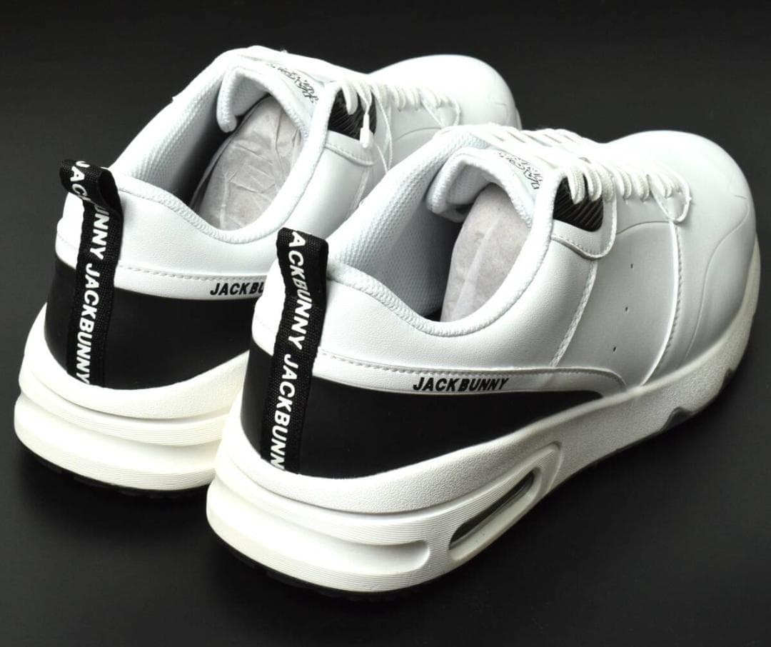 未使用 ジャックバニー エアーソール ゴルフシューズ 27 ホワイト