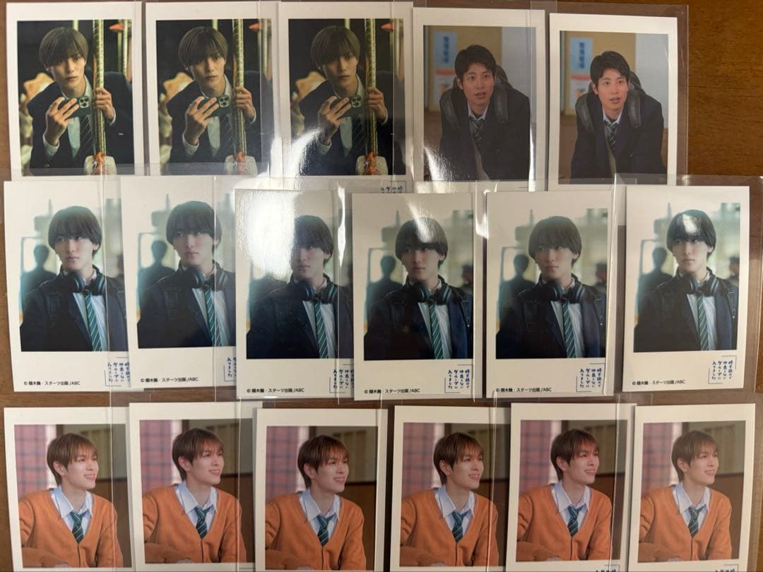 修学旅行で仲良くないグループに入りました チェキ風トレーディングカード