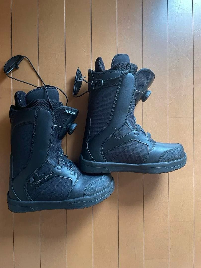 ZUMA ブラック スノーボードブーツ 24センチ