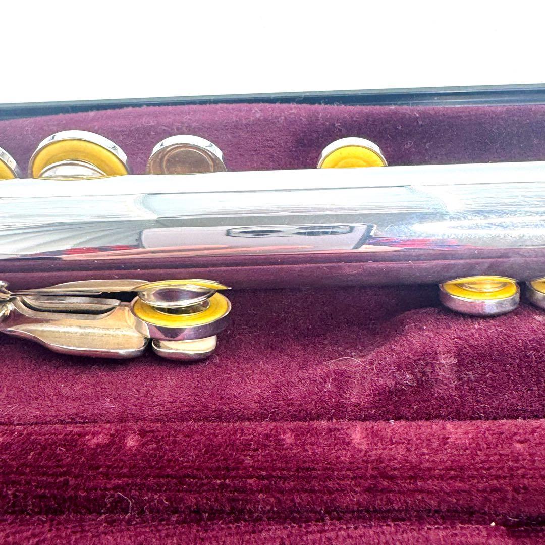 後期モデル✨鏡面磨き上げ済み✨YAMAHA フルート YFL-211 Eメカ付き