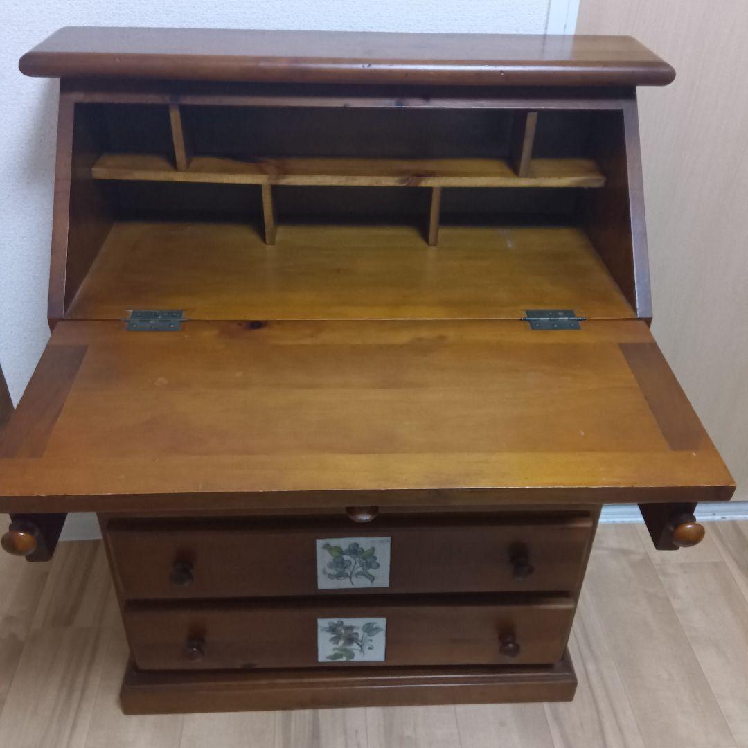 木製　スペイン家具　ビューロー　アクタス　チェスト　デスク