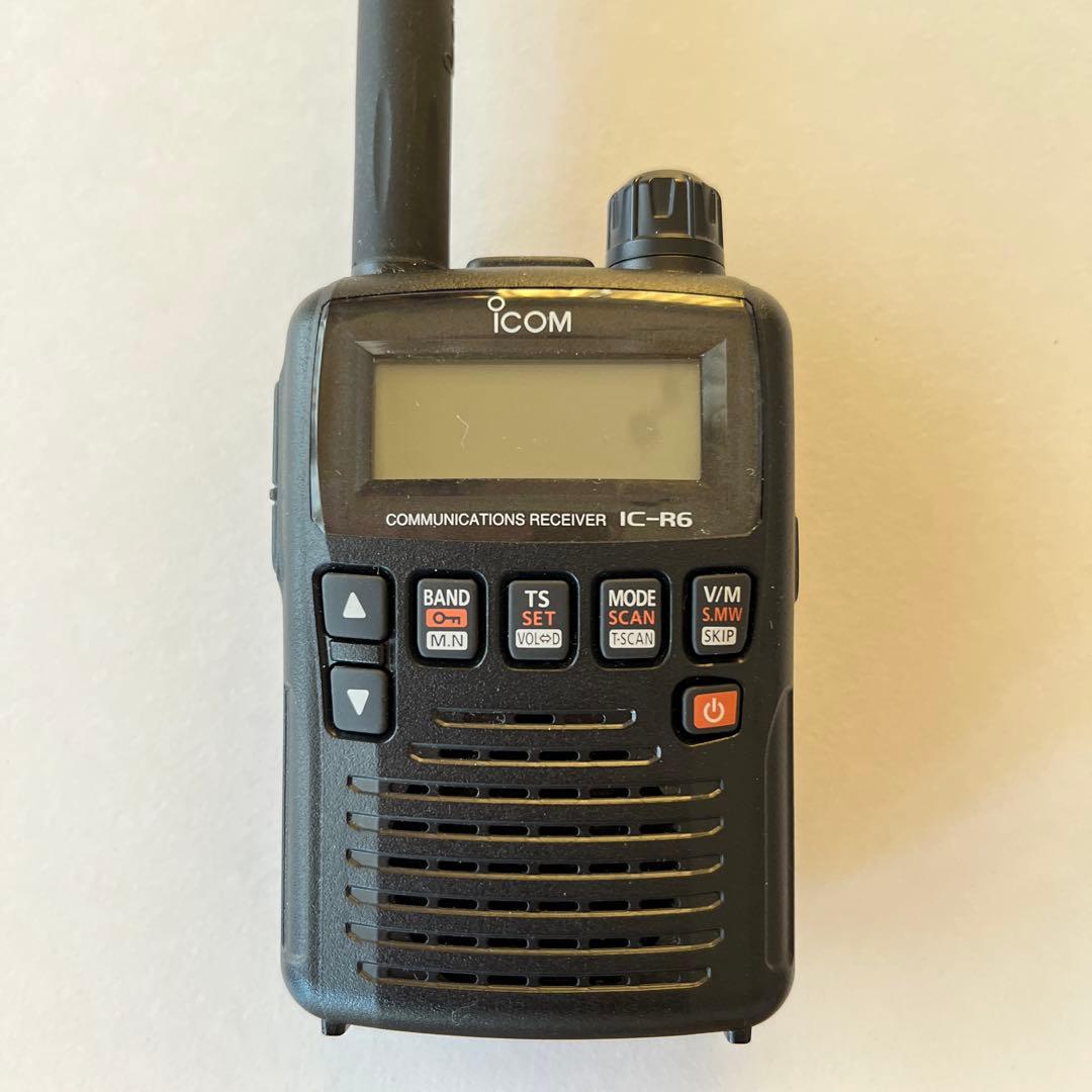 IC-R6 広帯域レシーバー　エアバンドスペシャル　受信改造済み