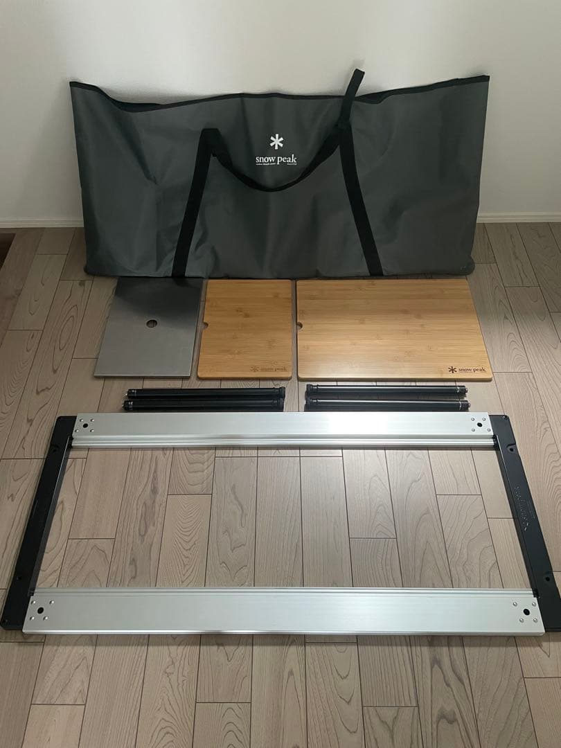  Peak IGTテーブル・ブラック脚・天板・ケースのセット